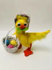 Annalee Doll 210919 Easter Duck With Basket Of Eggs 6” New