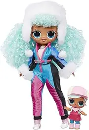 L.O.L. Surprise! O.M.G. Winter Chill ICY Gurl Fashion Doll & Brrr B.B. Doll with 25 Surprises (570240)