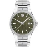 Movado S.E. Automatic Bracelet Watch, 41mm in Silver at Nordstrom One Size