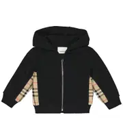 [Burberry Kids] Burberry Kids Baby Graham cotton hoodie M 24 black