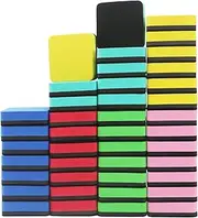 42 Pack Whiteboard Eraser for Kids and Adults, Washable and Reusable Magnetic Whiteboard Eraser for Cleaning Dry Erase Markers on Magnetic Soft Whiteboard, Glass Whiteboard and Dry Erase Board