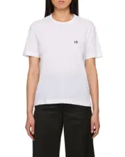 Ann Demeulemeester Embroidered Crewneck T-Shirt S,XL,XS,L,M White