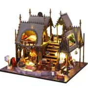 Magical Doll House Miniature Doll DIY Assembly Building Model Kit Production of