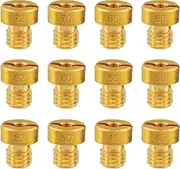 EPLZON 12pcs 5mm Carburetor Main Jet Kit 45/48/50/52/55/58/60/62/65/68/70/72 for replacing Vm22 Vm24 Vm26 125cc 150cc 200cc 250cc Dirt Bike and ATV