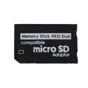 PSP Memory Stick Adapter TF card, 1pc, Micro SD to MS Pro Duo HC Compatible Reader Converter SDHC Cards for Sony Playstation Portable Class