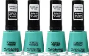 4 Revlon Premium Scented Perfume Nail Enamel Polish Mint Gelato Green Color