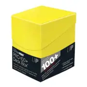 Ultra Pro Eclipse PRO 100+ Deck Box LEMON YELLOW Locking Lid w/ 1 Card Divider