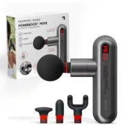 Powerboost Move® Deep Tissue Portable Percussion Massager, Gunmetal Gray