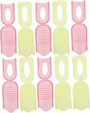 Outanaya 10pcs Manicure and Nail Removal Tools Gel Polish Remover Wrap Tool for Nails Plastic for Nail Polish Remover Gel Nail Remover Wrap Tool Paint Remover Wrap Tool Plastic Clip