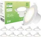 LED Downlight 9W 3 CCT Ceiling Downlight, 90Mm Recessed Downlight Dimmable IP44,