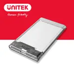 UNITEK USB3.1 GEN1 2.5英吋 SATA6G HDD/SSD硬碟盒 (Y-S1103A)