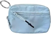 [Generic] Waterproof Wallet Nylon Keychain Cards Storage Card Wristlet Wallet Women Pouch Wallets wallet iris-wallet keychain pouch window card iris-wallet wristlet window iris-wallet with nylon wristl