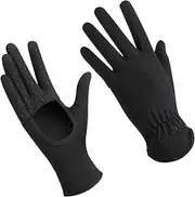 [Generic] Sun Protection Gloves - Summer Outdoor Gloves | Uv Protection UPF50+ Hand Cover Touchscreen Non-Slip Skin Protector for Running | Anti- Summer Thin Non-Slip Touch Screen Cycling Mitts