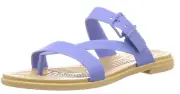 WOMEN'S CROCS TULUM TOE POST SANDALS Lapis Tan US W5 21cm from JAPAN