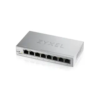 Zyxel合勤 GS1200-8 交換器 8埠 GbE 網頁式 簡易智慧型網路管理交換器 Giga 桌上型 超高速 乙太網路交換器 VLAN 鐵殼 Switch