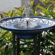 Solar Fountain for Bird Bath, 1.5W Garden Decoration, Compatible with Outdoor Mini Pond