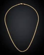 18K Italian Gold Semi-Solid Mariner Necklace