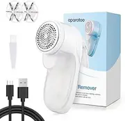 Fabric Shaver, Lint Remover for Clothes, Electric Lint Remover with 3 Replaceable Blades, Removes Fabric Pills, Rechargeable Sweater Defuzzer Pill Remover, Depiller Effectively Remove Pills, Lint