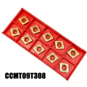 100PC CCMT09T308 BP010 CCMT32.52 Carbide insert lathe cutt blade tool SCLCR