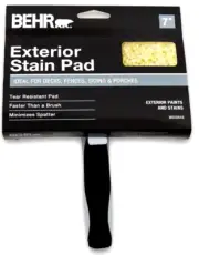 BEHR Exterior Stain Pad For Paints And Stains, Minimizes Spatter - 7 in.