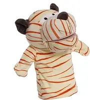 Animal Puppets - Cute Stuffed Puppets with Movable Mouth - Theater Performance Supplies, Educational Stuffed Animal Doll for Role Play Storytelling Preschool Teaching