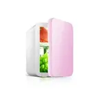 Car Portable Mini Refrigerator Cosmetics Refrigeration Pink Mini Fridges