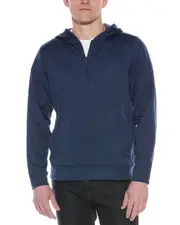 TailorByrd Luxe Performance Fleece 1/4 Zip Hoodie