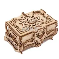 在飛比找蝦皮購物優惠-ugears同款木制機械古董盒珠寶首飾送女友diy手工拼裝模