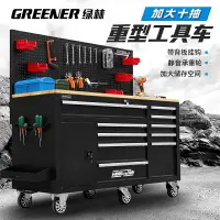 在飛比找樂天市場購物網優惠-綠林工具車工具箱推車重型車間用汽修移動維修工具柜多功能手推車