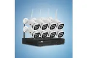 UL-tech Wireless CCTV Security System 8CH NVR 3MP 8 Square Cameras