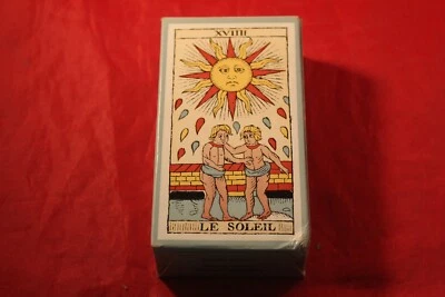 TAROT VINTAGE CARDS DECK FORTUNE NEW MARSEILLE REPRO 78 CARDS NOS