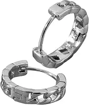 [GLSTOY] 1 Pair Statement Earrings Earrings Earings for Men Mens Jewelry Rings Earing Ear Rings Silver Titanium Steel