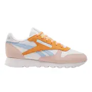 Reebok Classic Leather Shoes Chalk/Washed Clay/Soft Blue Women's Sneakers