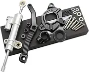 Motorcycle Handlebar Steering Damper for K&AWASAKI for Z1000 2010 2011 2012 2013 Motorcycle Aluminum Damper Steering Stabilize Bracket Mounting Kit(2137)
