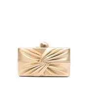 [Cult Gaia] Cult Gaia Lisse Knot-detail Mini Clutch ONE SIZE GOLD