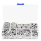 600Pcs M2-M12 304 Stainless Steel Flat Washer Assortment Set For Screw Bolt