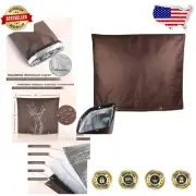 New Brown Outdoor Backflow Preventer Cover - Winter Freeze & Weather Protection
