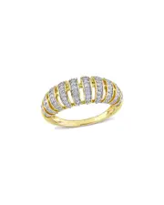 Rina Limor 14K 0.48 ct. tw. Diamond Multi-Row Ring 7 NoColor
