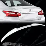 For 16-18 Nissan Altima Sedan/4DR Pearl White V-Style Trunk Spoiler Wing W-Power