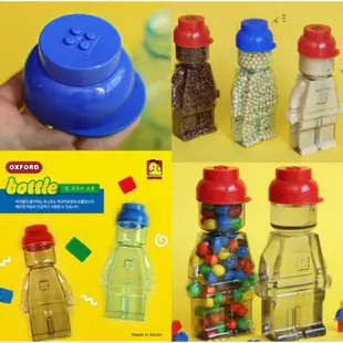 韓國 樂高造型人偶 水壺 水瓶 置物盒 樂高收納 存錢筒