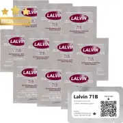 Lalvin 71B Wine Yeast 10 Pack 5g Sachets for Wine Cider Mead Kombucha Homebrew