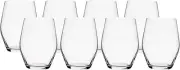 Anchor Hocking Stemless Wine Glasses, Sondria 16 Ounce Wine Glasses, Set of 8