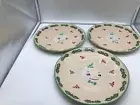 Eli + Ana Ceramic 10in Retro Christmas Snowman Dinner Plate Set of 3 CC02B31024