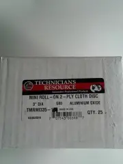 TMR MI 335 Buffing Wheel 3 in. Dia. 80 grit Aluminum Oxide Disc - Qty. 25
