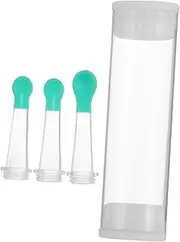 3Pcs Silicone Ear Spoon Tips for Comfortable Ear Wax Removal Soft Cleaning Tips for Easy Replacement and Gentle Cleaning Experience at Home