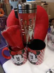 Mickey Mouse 2pc Mug Set Comes With Neck Pillow And Beanie.