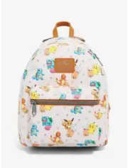 Loungefly Pokemon Boba Mini Backpack Charmander Squirtle Eevee Pikachu Bulbasaur