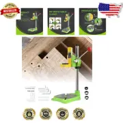 Precision Drill Press Holder - 90° Rotatable Stand for Enhanced Benchtop Repairs