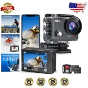 Versatile 5K Action Camera - EIS, 2x1350mAh Battery, Remote Control Included