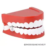 2.5" LARGE Wind Up Chatter Teeth Classic Fun Toy - QTY DISCOUNTS - FREE GIFT